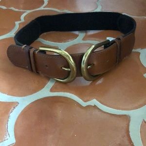 Anthropologie black & brown belt